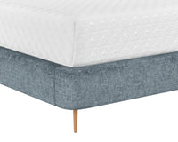 Tierra French Blue Chenille & Gold Bed