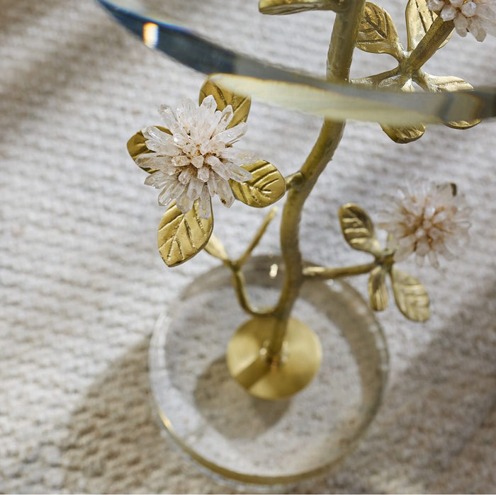 Yoel Quartz Crystal Martini Table - Luxury Living Collection