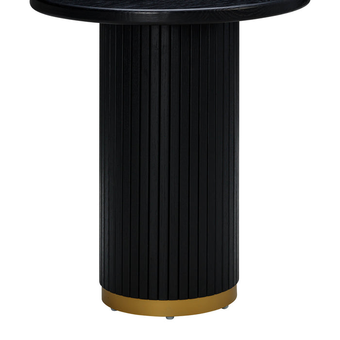 Davion 26" Black Oak Entry Table