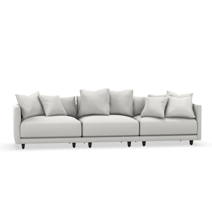 Laven Bone White Modular Upholstered Down Sofa - Select Your Pieces