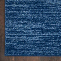 Ainslee Indoor/Outdoor Navy Blue Area Rug - Elegance Collection