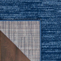 Ainslee Indoor/Outdoor Navy Blue Area Rug - Elegance Collection