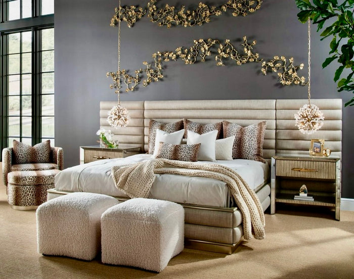 Layered Orchid Petals Wall Sculpture I - Luxury Living Collection