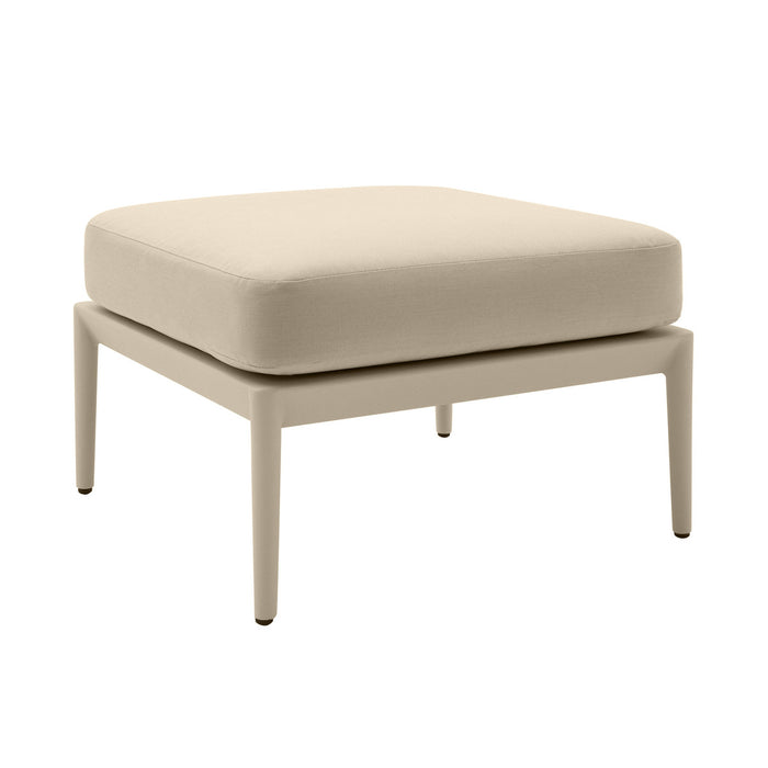 Ira Taupe Outdoor Ottoman
