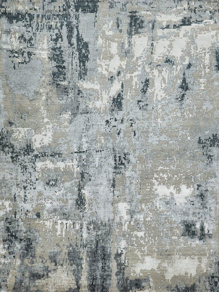Ella Modern Grey/Charcoal Luxury Area Rug - Elegance Collection