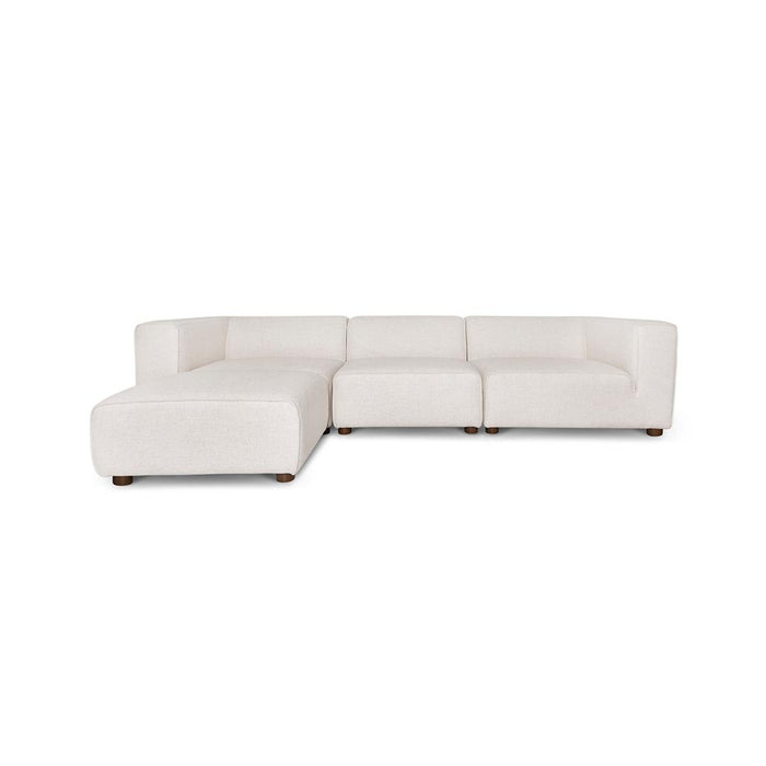 Vita Cream Peformance Fabric Sectional