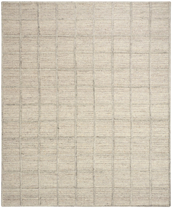 Marian Silver Wool Area Rug