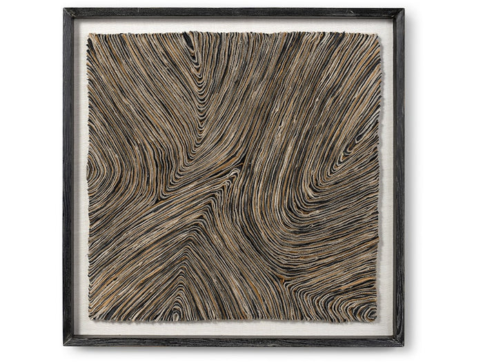 Harlowe 41" Dark Wall Decor Square