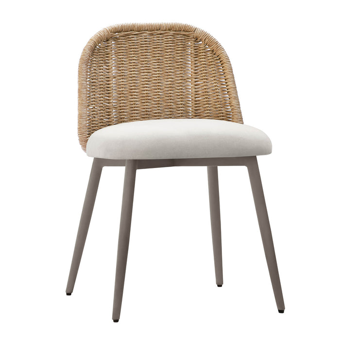 Celine Cream Outdoor Dining Chair