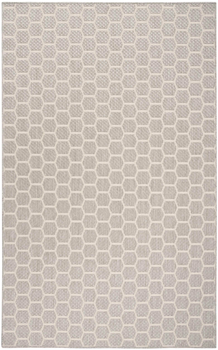 Alemia Indoor/Outdoor Grey Area Rug - Elegance Collection