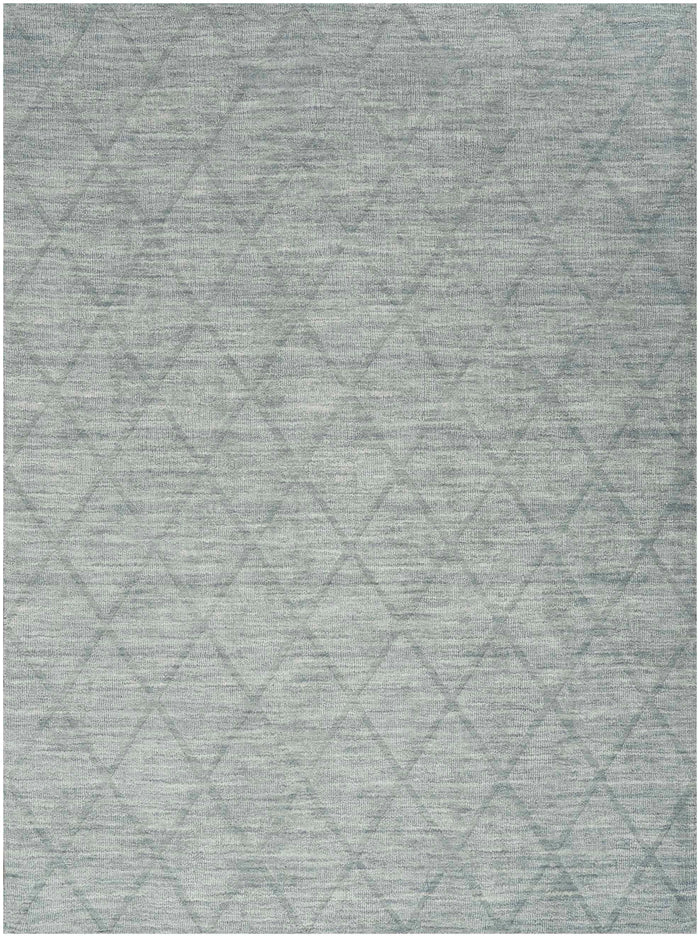 Natalia Blue Wool Area Rug