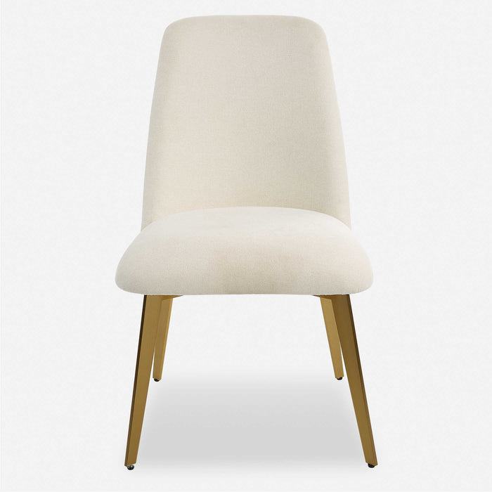 Taylor Frost Dining Chair With Brass Legs