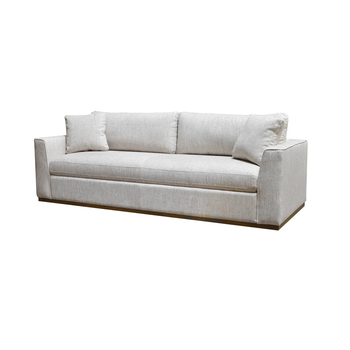 Aloura 97" Woven Linen Sofa
