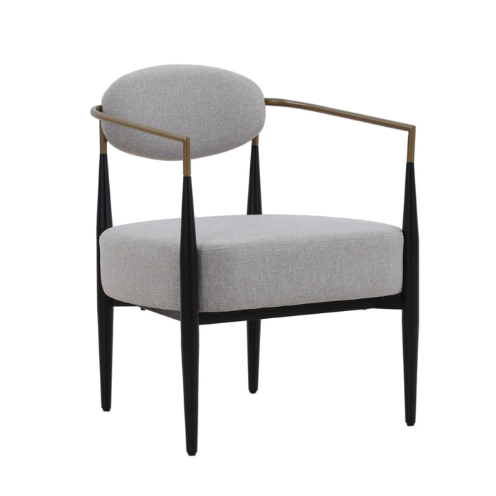 Carnaby Modern Grey, & Gold Dining Chair