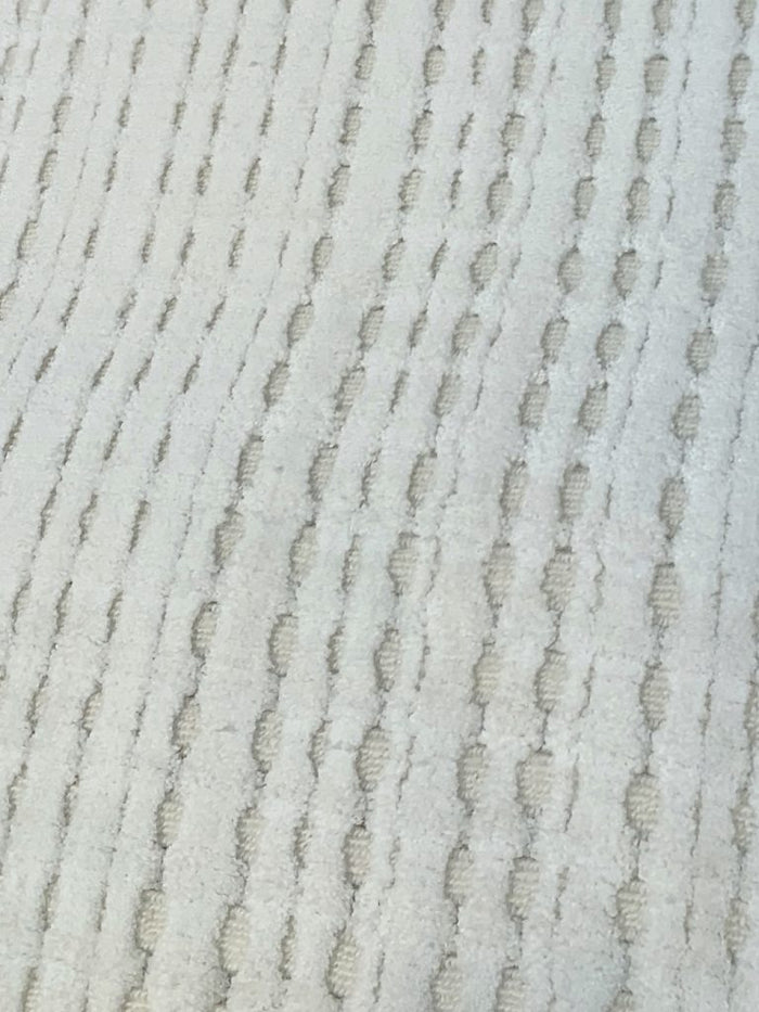 Rina Modern White Patterned Area Rug - Elegance Collection