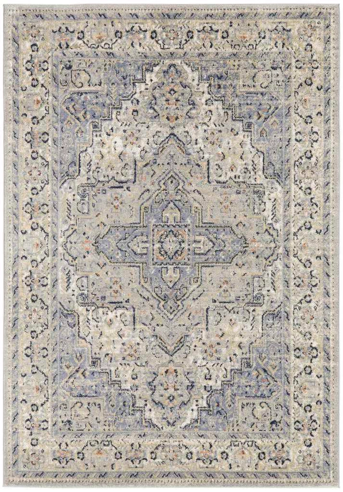 Avita Indoor/Outdoor Blue Area Rug - Elegance Collection