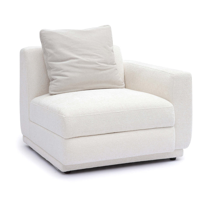 Arabella Cream Chenille Modular RAF Corner Chair