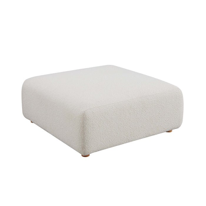 Karsyn Cream Boucle Ottoman