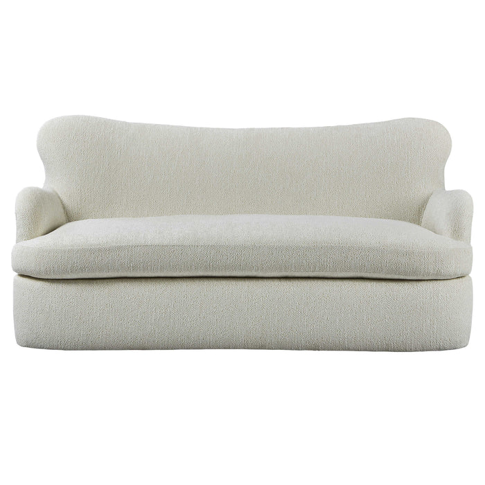 Sofie Cream Chenille 72" Sofa