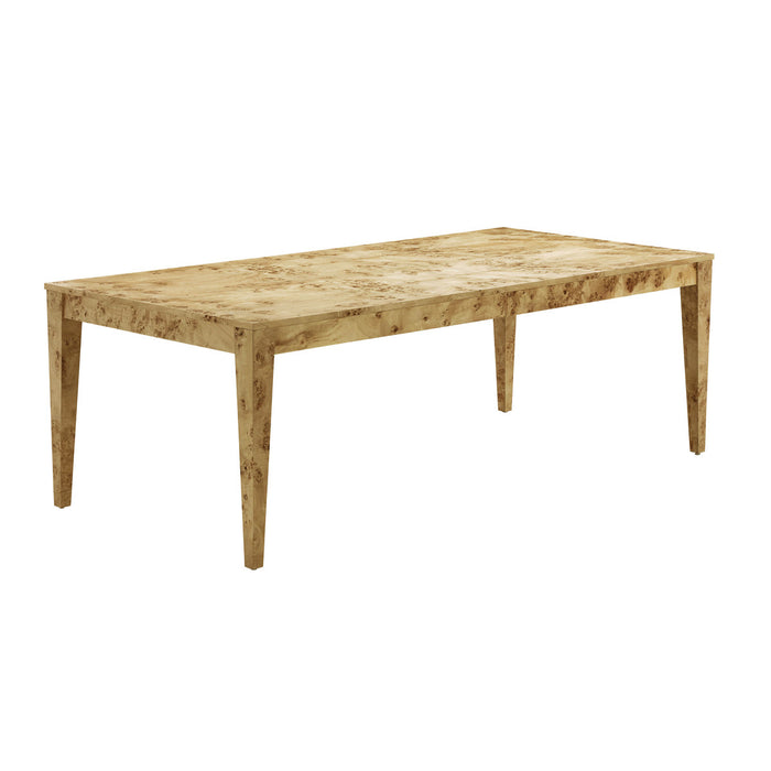 Blythe Natural Burl Rectangular Dining Table