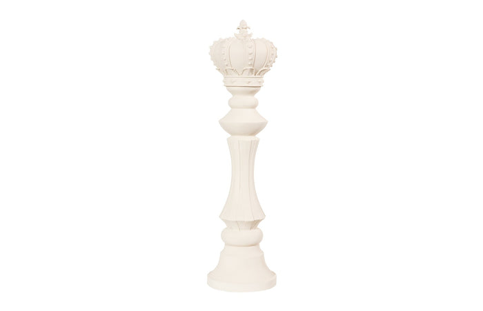 Chess White Knight Cast Stone Sculpture (Indoor or Outdoor)