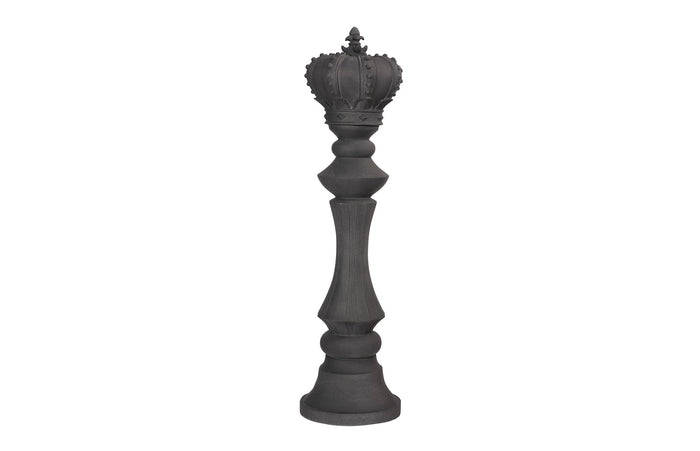 Chess Black Knight Cast Stone Sculpture (Indoor or Outdoor)