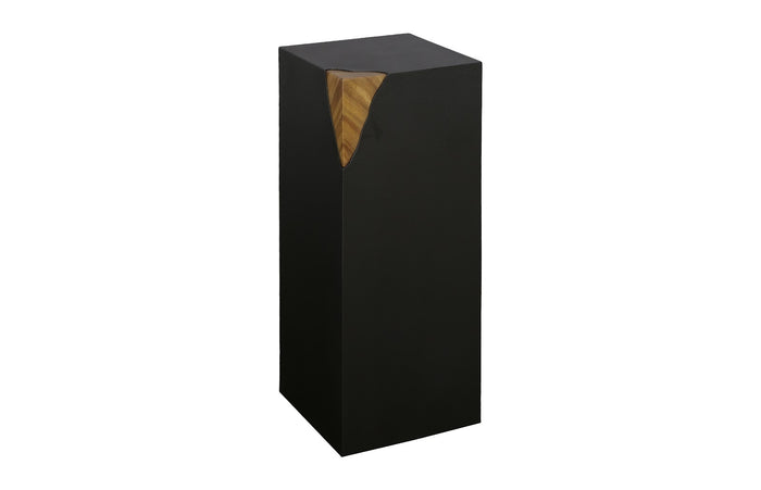 Torie Natural Iron Corner Pedestal Table