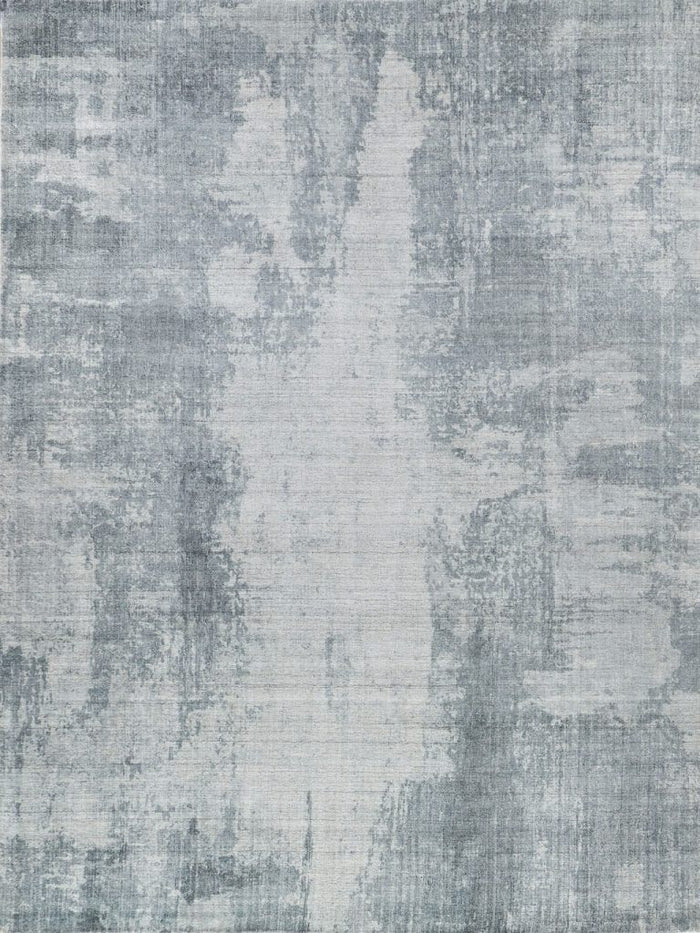 Penelope Blue Wool/Bamboo Silk Area Rug - Elegance Collection