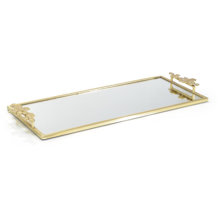 Breeanne Whimsical Gold Tray