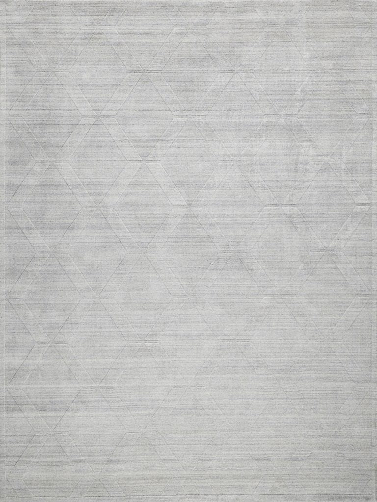 Cleo Modern High/Low Light Silver Area Rug - Elegance Collection