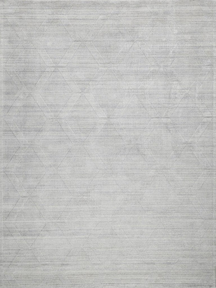 Cleo Modern High/Low Light Silver Area Rug - Elegance Collection