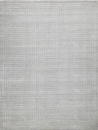 Cleo Modern Patterned Light Silver Area Rug - Elegance Collection