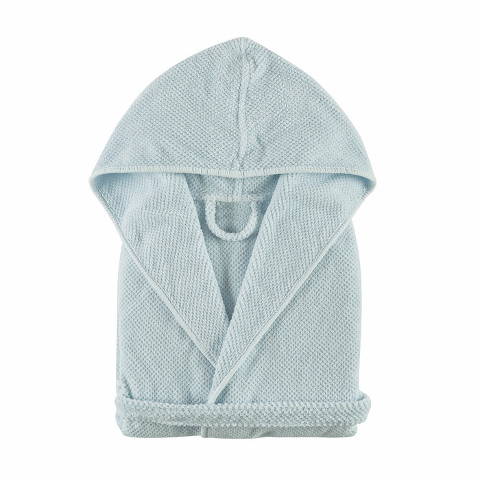 Bee Waffle Sea Mist Kids Luxury Bath Robe