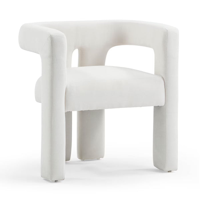 Sloane Bone White Fabric Chair