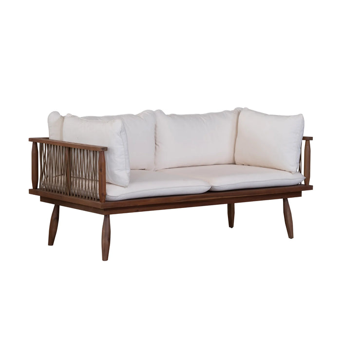 Amellia 64" Outdoor Teak Loveseat