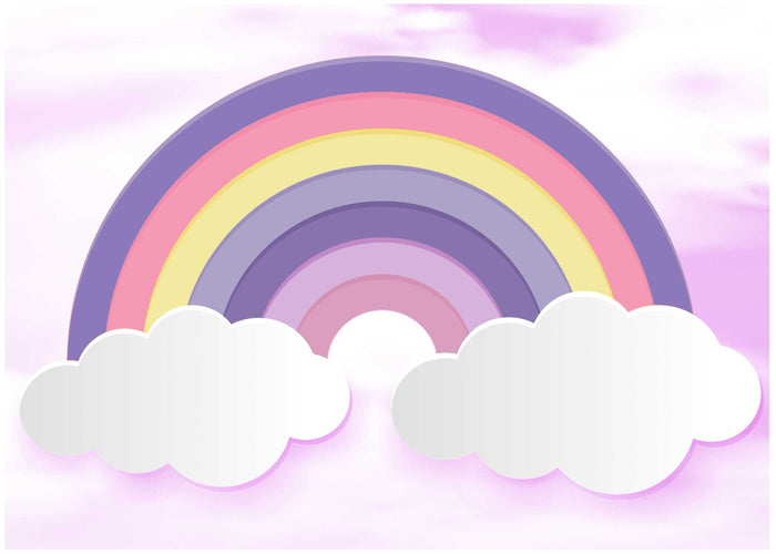 Rainbow Multicolour Area Rug