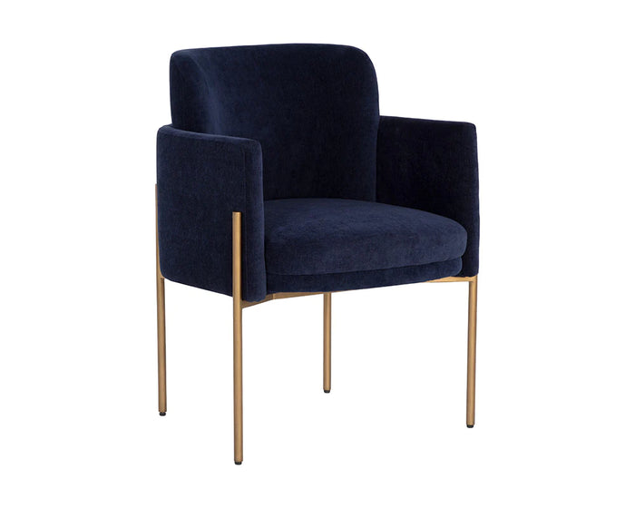 Richie Dining Armchair - Antique Brass (Set of 6)
