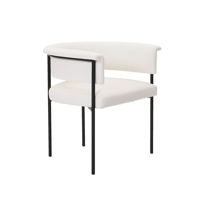 Shai Cream Linen Dining Chair - Luxury Living Collection