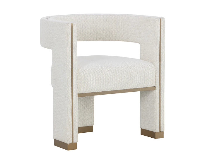 Adamina Performance Fabric Dining Armchair (Set of 6)
