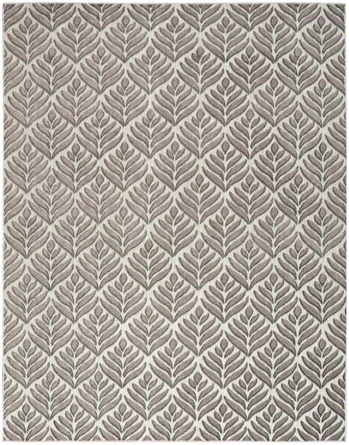 Annitra Indoor/Outdoor Charcoal Area Rug - Elegance Collection