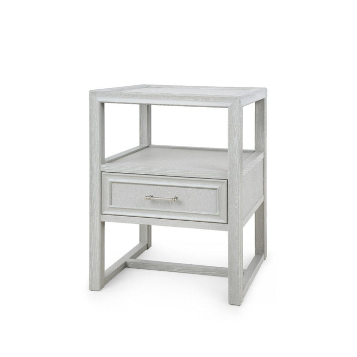 Avani Soft Grey 1 Drawer Nightstand/Side Table