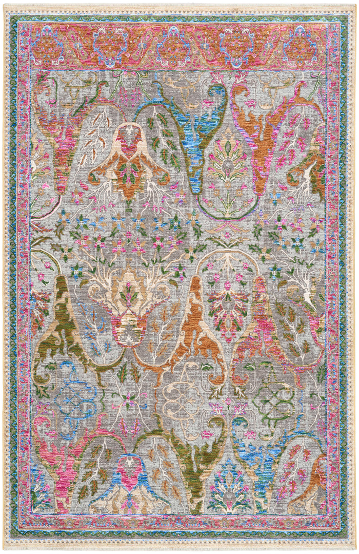 Paris Pink Multicolour Area Rug