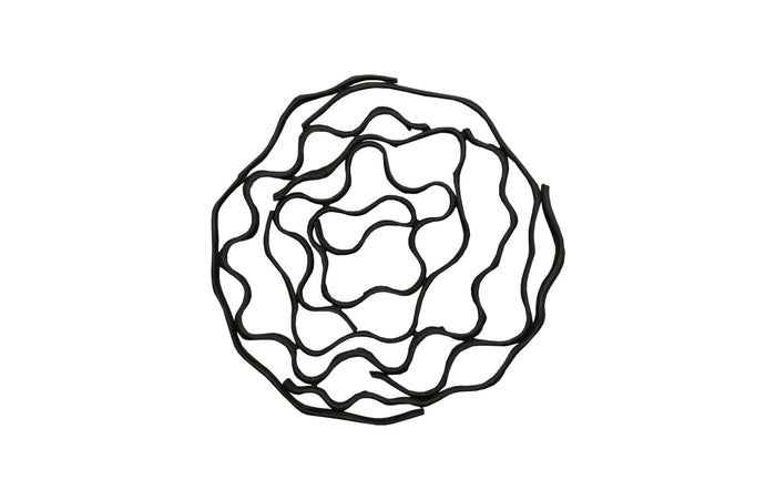 Vines Pattern Black Wall Art