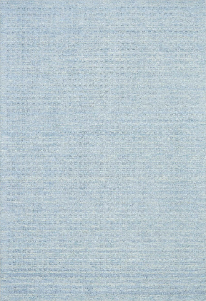 Melinda Sky Blue Wool Area Rug