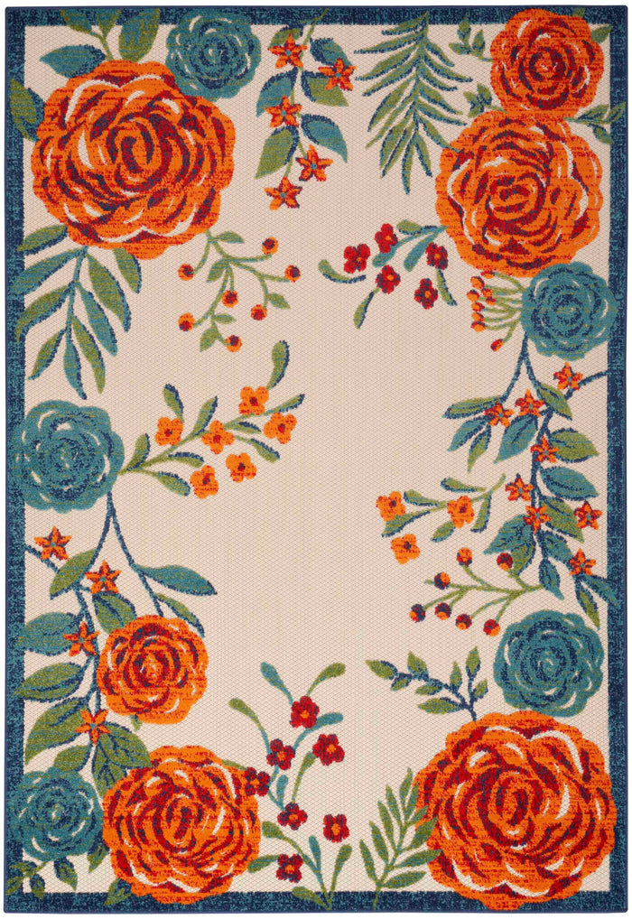 Annitra Indoor/Outdoor Multicolor Area Rug - Elegance Collection