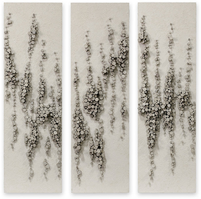 Abstract Rattan Wall Decor Set of 3