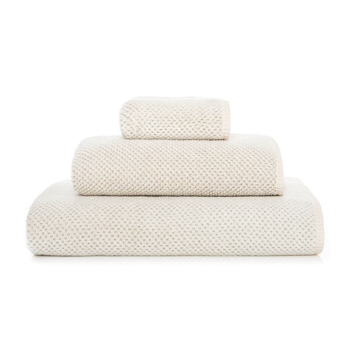 Linen Waffle Natural Luxury Bath Towels