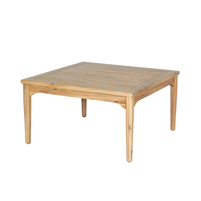 Ellie 31.5" Outdoor Acacia Coffee Table