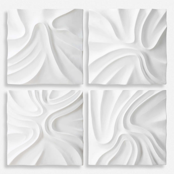 Winter White Wall Art (Set of 4)