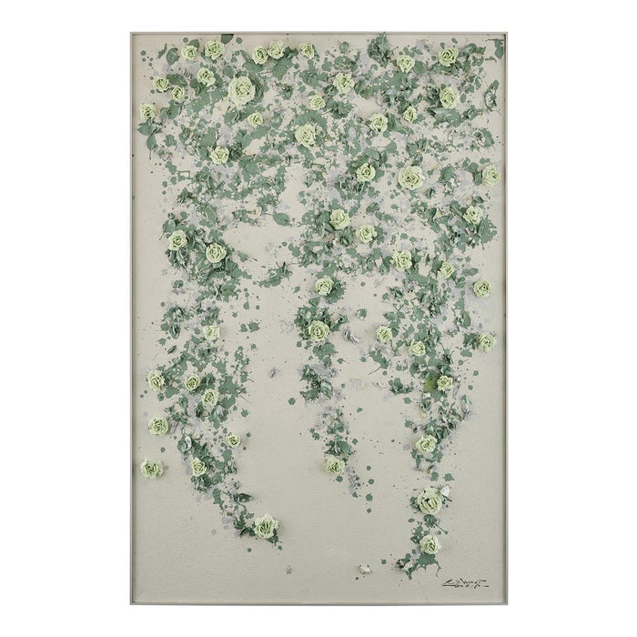 Hanging 71”Rose Garden II